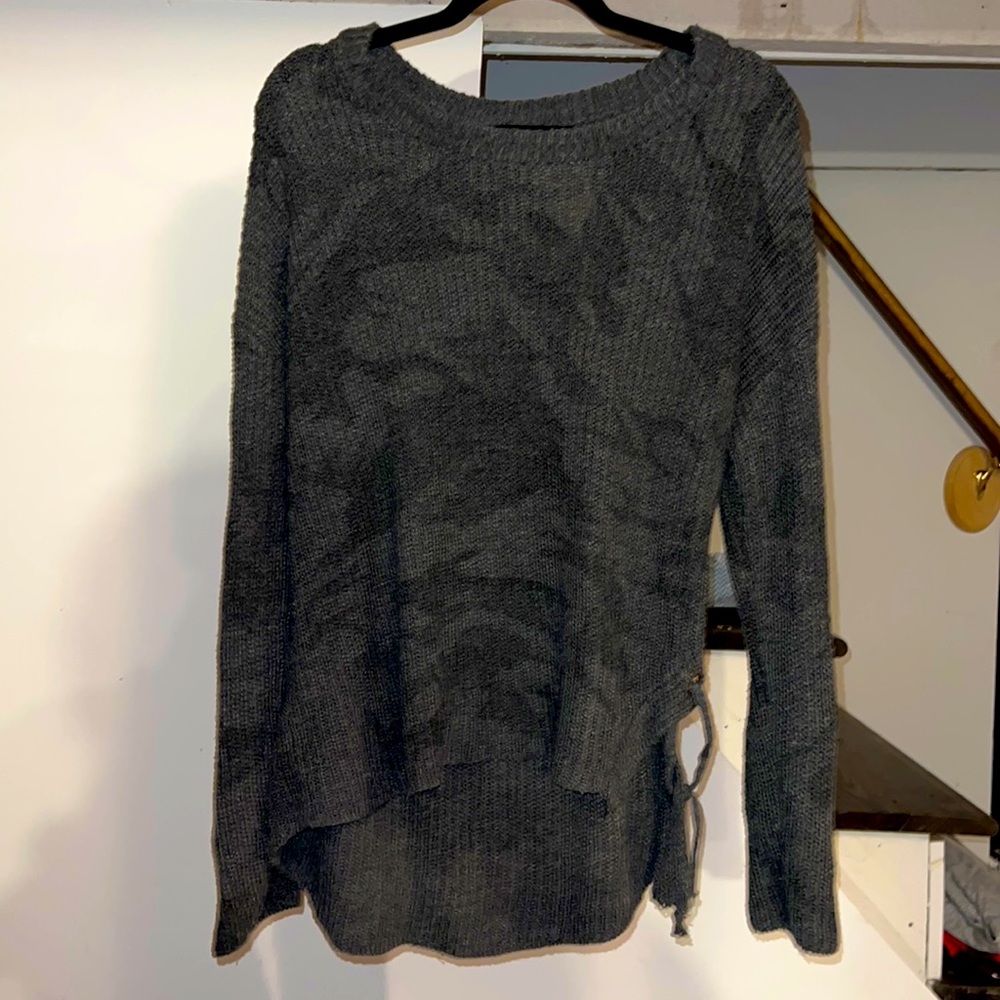 Vintage Havana Army Sweater with Braided Back